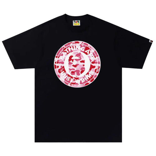 BAPE ABC CAMO BUSY WORKS T-SHIRT BLACK/PINK