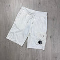 CP Company Junior Jersey Shorts - Gauze White
