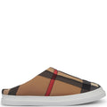Womens Burberry Homie Check Slippers