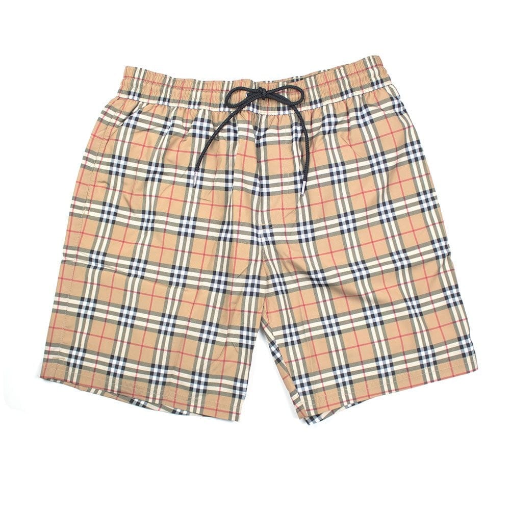 Burberry House Check Swim Shorts Camel