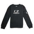 CP Company Undersixteen Watch Viewer Crew Neck Sweatshirt Black