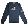 CP Company Undersixteen Watch Viewer Crew Neck Sweatshirt Navy