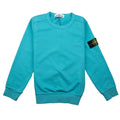 Stone Island Junior Crewneck Sweatshirt Turquoise