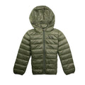 Emporio Armani Hooded Down Jacket Khaki