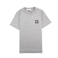 Stone Island Junior Patch Logo T-Shirt Light Grey