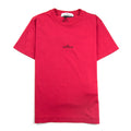 Stone Island Junior Back Compass Logo T-Shirt Red