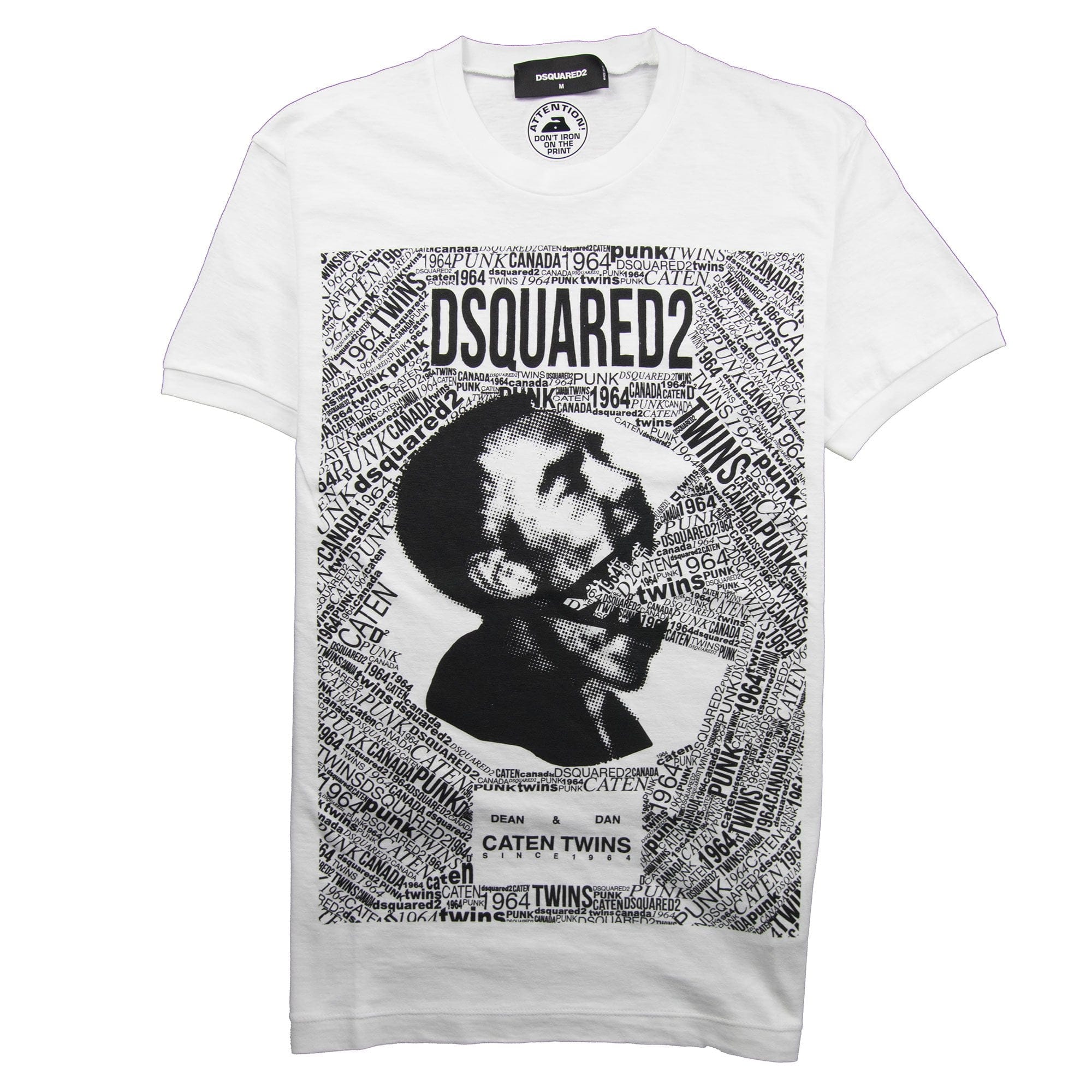 Dsquared2 Caten Twins Mouth Tee White
