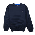 Armani Junior Eagle Knitted Jumper Navy