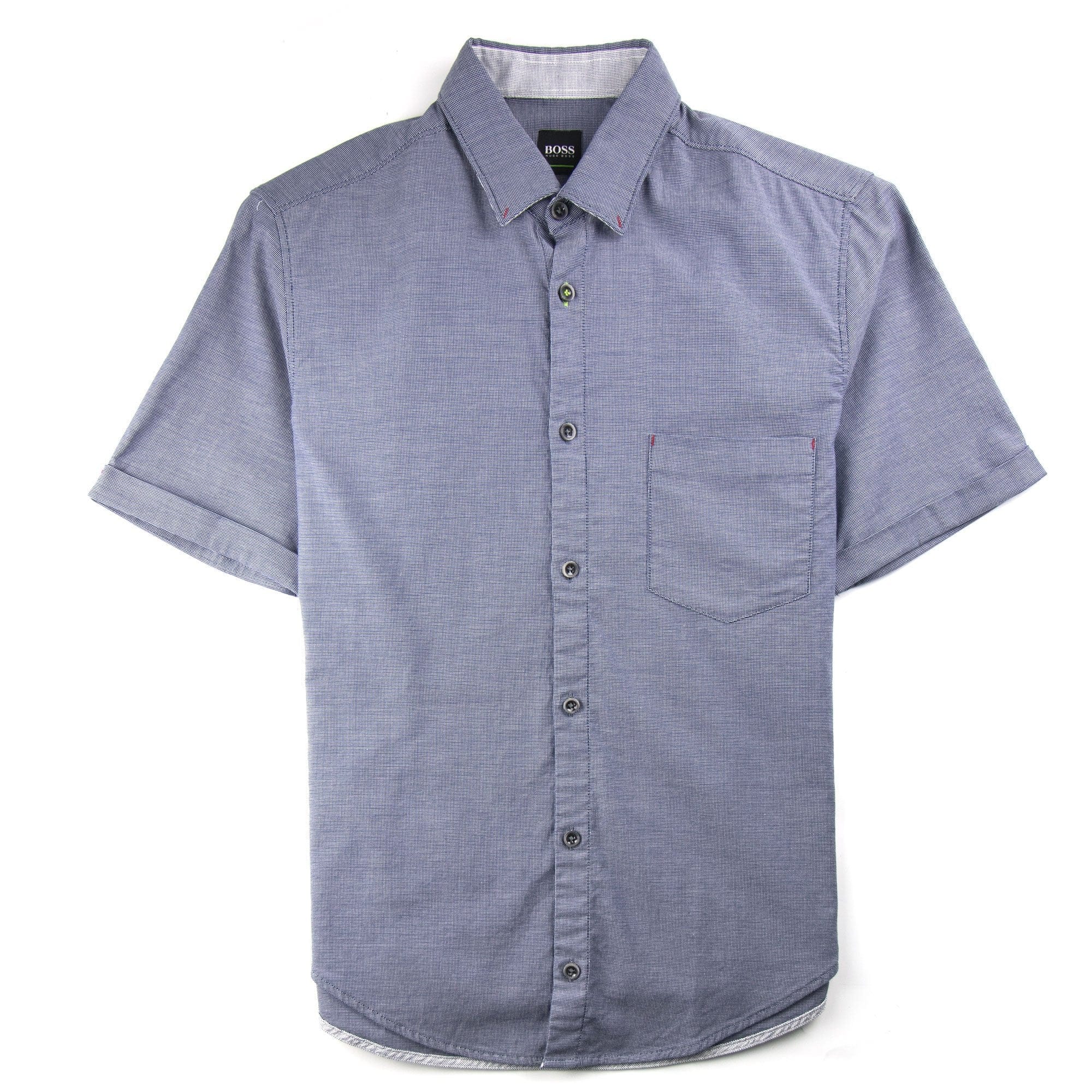 Hugo Boss Bayni_R Short Sleeve Shirt Dark Grey