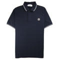 Stone Island Twin Tipped Short Sleeve Polo Shirt 'Regular Fit' Navy