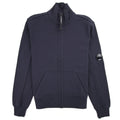 CP Company Funnel Neck Watch-viewer Lens Zip Up Sweatshirt Navy
