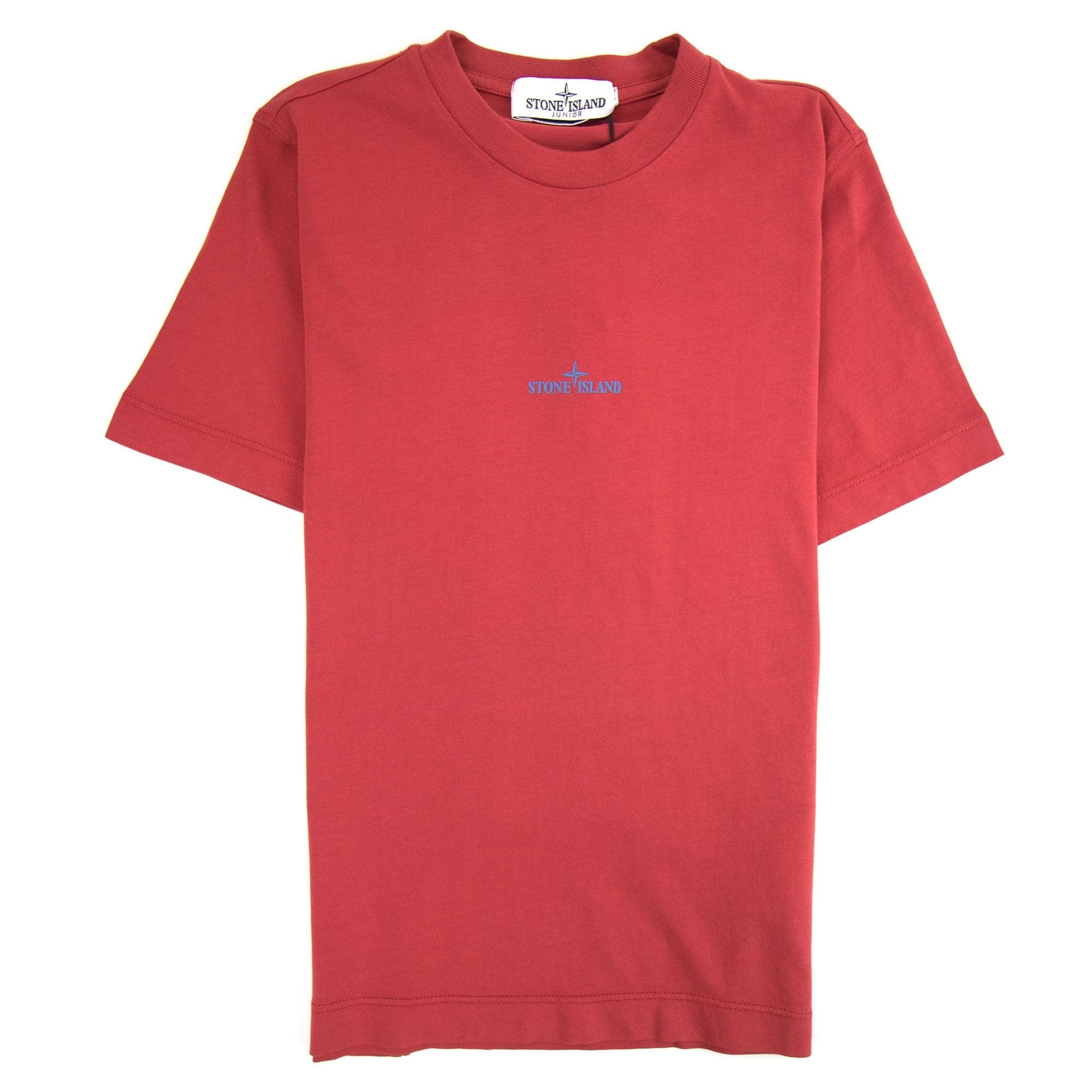 Stone Island Junior Back Logo T-Shirt Red V0010
