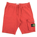 Stone Island 65860 Garment Dyed Shorts Brick Red V0036