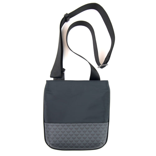 Armani Jeans Logo Print Small Item Bag Navy/black