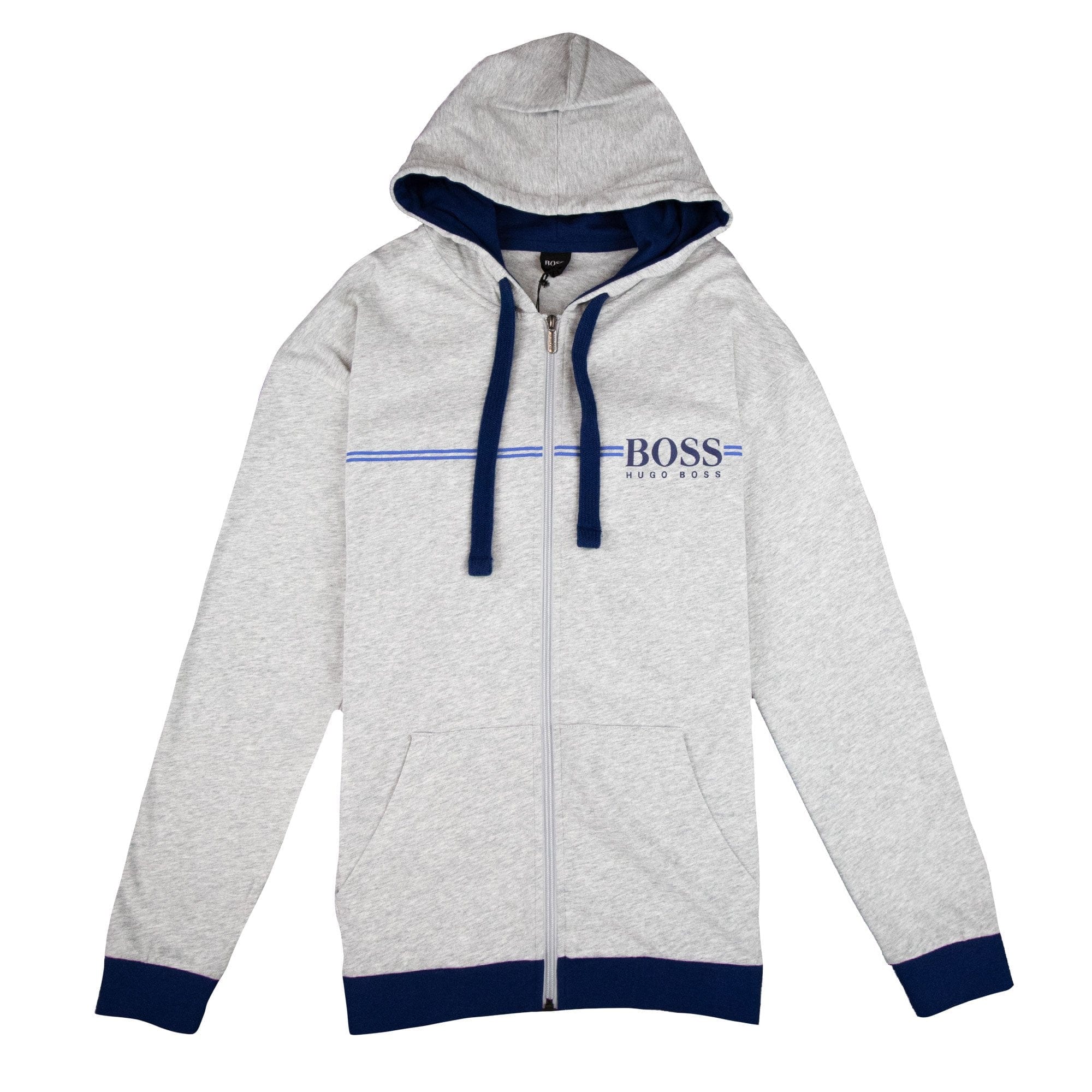Hugo Boss Authentic Hooded Jacket Grey/Blue