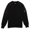 CP Company Nylon Mix Arm Lens Zip Sweatshirt Black 999
