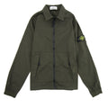 Stone Island Junior Brushed Canvas Overshirt Khaki V0054