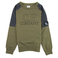 CP Company Undersixteen Embroidered Lens Sweatshirt Khaki 672