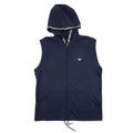Emporio Armani Sleeveless Hoody Navy Blue 935