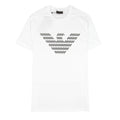 Emporio Armani Diagonal Eagle Logo T-shirt Bianco Ottico 0100