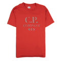 CP Company Reflective 019 Logo Tee Red 547