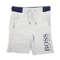 Hugo Boss Kids Logo Bermuda Shorts Grey