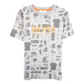 Hugo Boss Kids Skater Logo T-shirt Grey Marl
