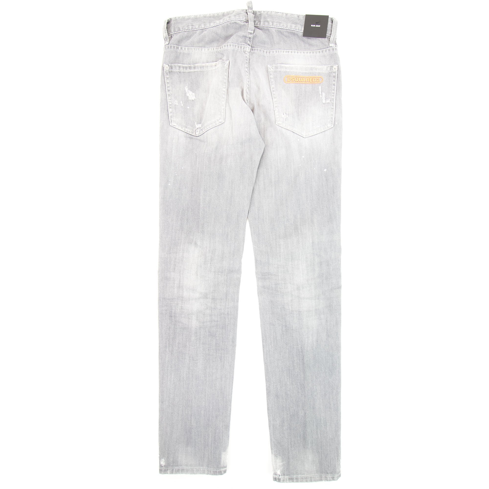 Dsquared2 Grey Denim Slim Jeans Grey