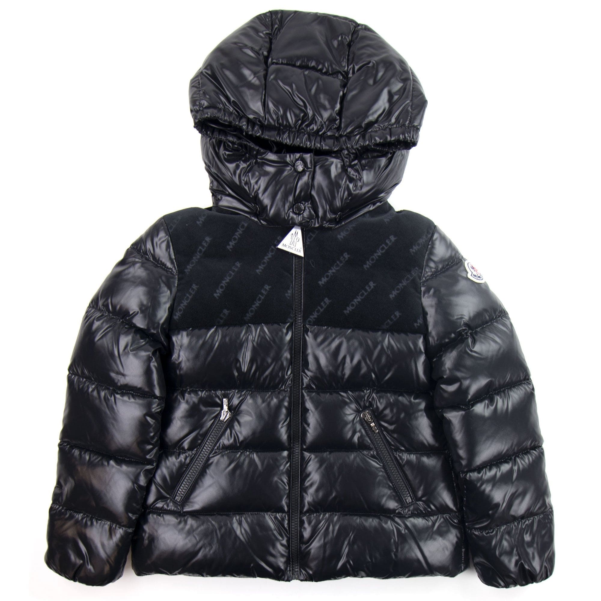 Moncler Junior Paspale Giubbotto Down Jacket Black 999