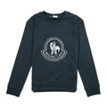 Moncler Junior Maglia Metallic Logo L/s T-shirt Black 999