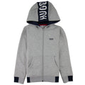 Hugo Boss Kids Zip Up Hoodie Grey