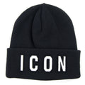 Dsquared2 Icon Beanie Hat Black/white