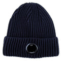 CP Company Extra Fine Merino Wool Lens Winter Beanie Navy 888