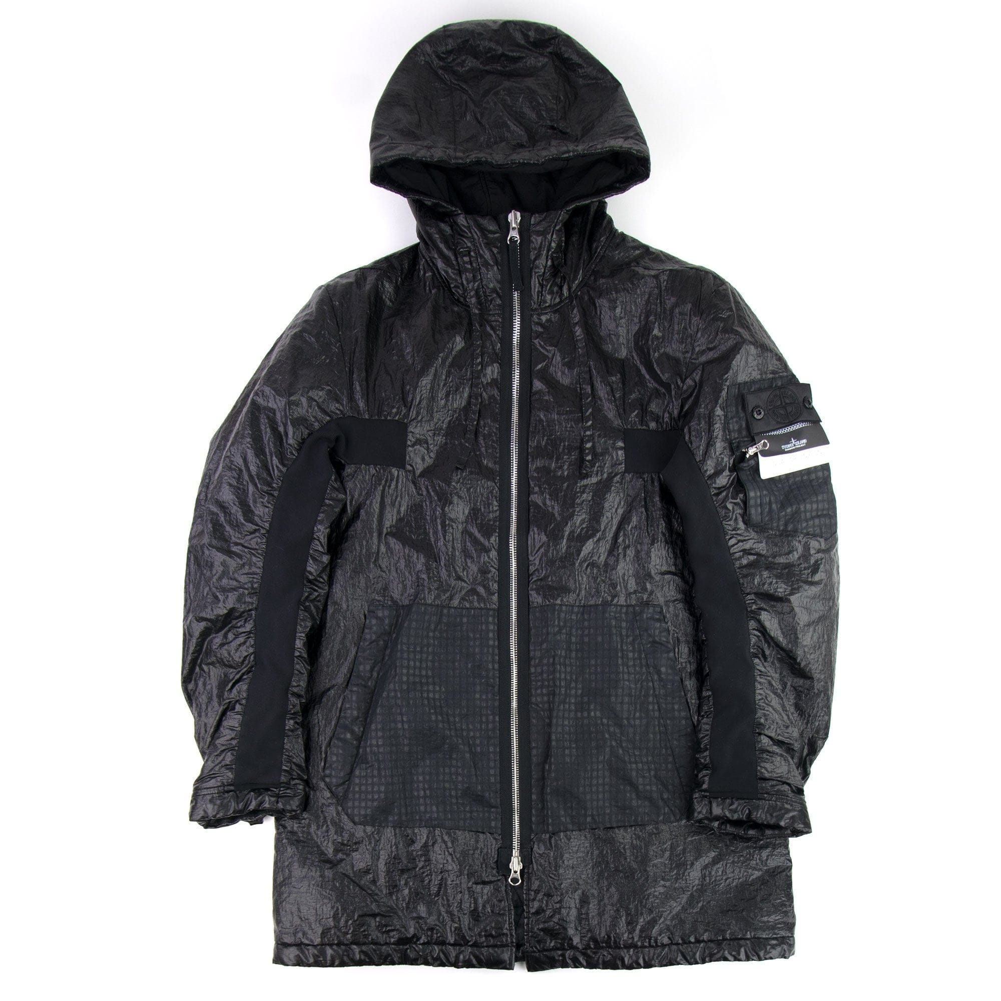 Stone Island Shadow Project 40203 Dual Grid Contour Parka Black V0029