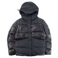 C.P. Company D.D. Shell Mixed Panel Puffer Jacket Black 999