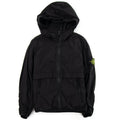 Stone Island Junior 40132 Nylon Metal Zip Hooded Jacket Black V0029