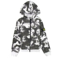 Stone Island Junior 62046 Camouflage Zip Up Hoodie Pearl V0061