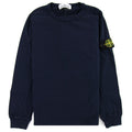 Stone Island Junior 20346 Long Sleeve T-shirt Navy V0020