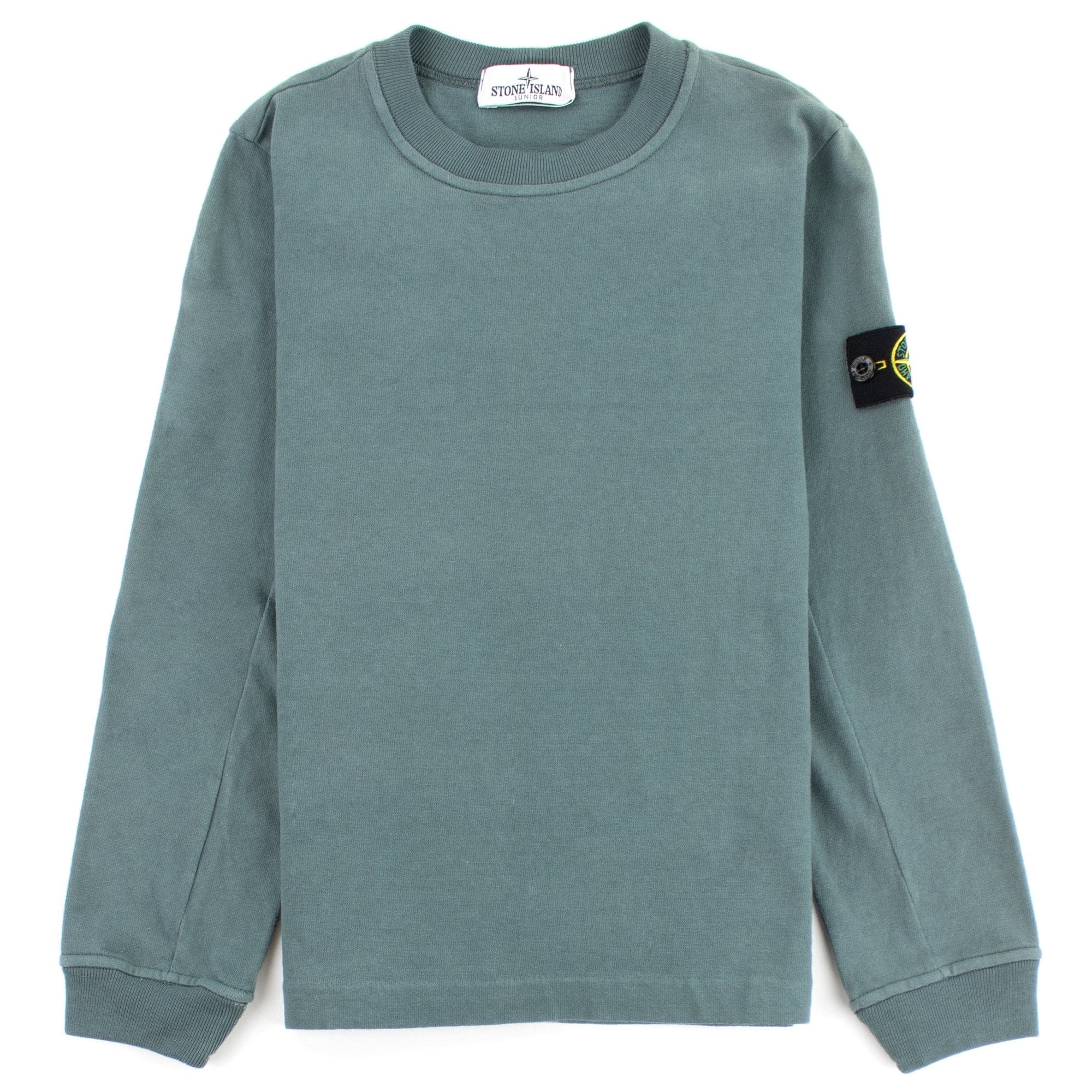 Stone Island Junior Round Neck Sweatshirt Grey 0060