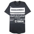 Dsquared2 Born To Be A Fighter T-Shirt Black