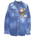 Dsquared2 Patch Logo Denim Shirt Denim