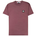 Stone Island 24113 Logo T-shirt Wine