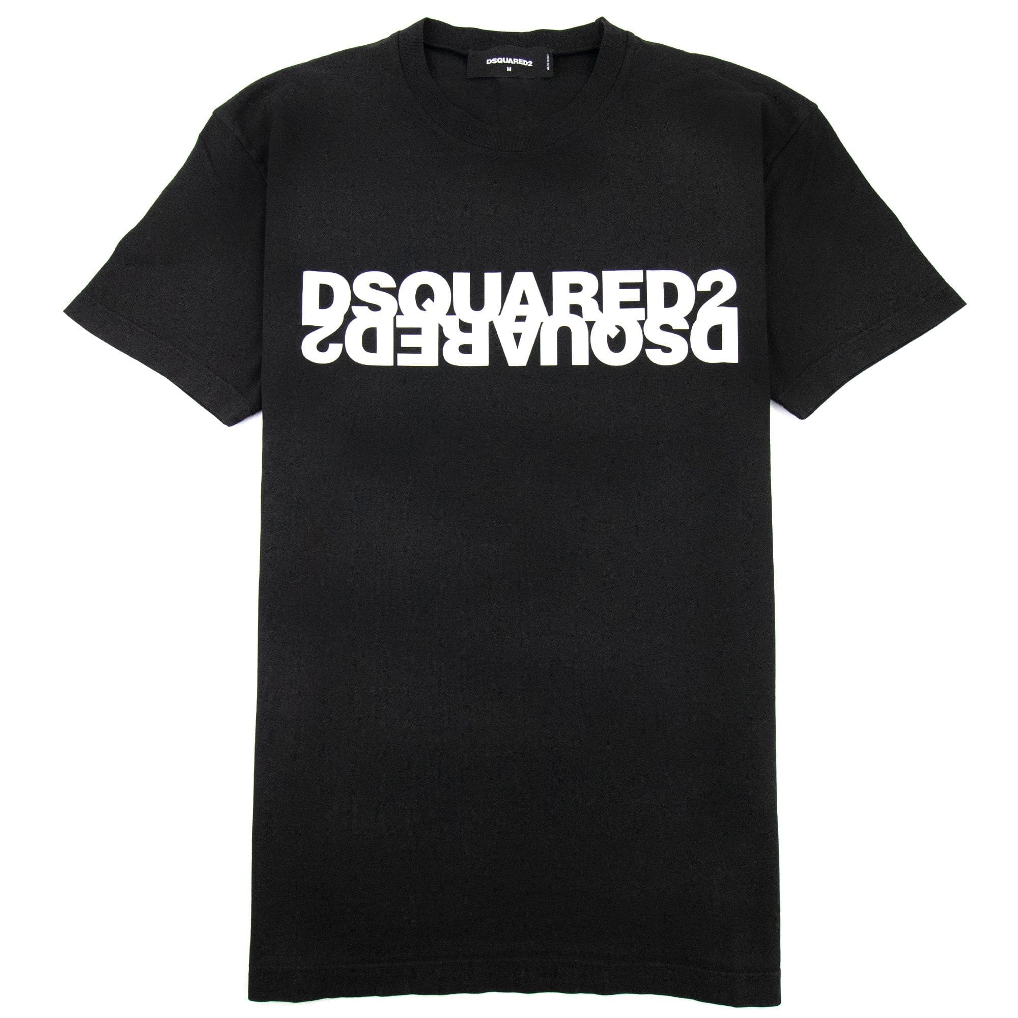 Dsquared2 Mirror Logo Tshirt Black