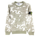 Stone Island Junior Camouflage Printed Sweatshirt Beige V0090