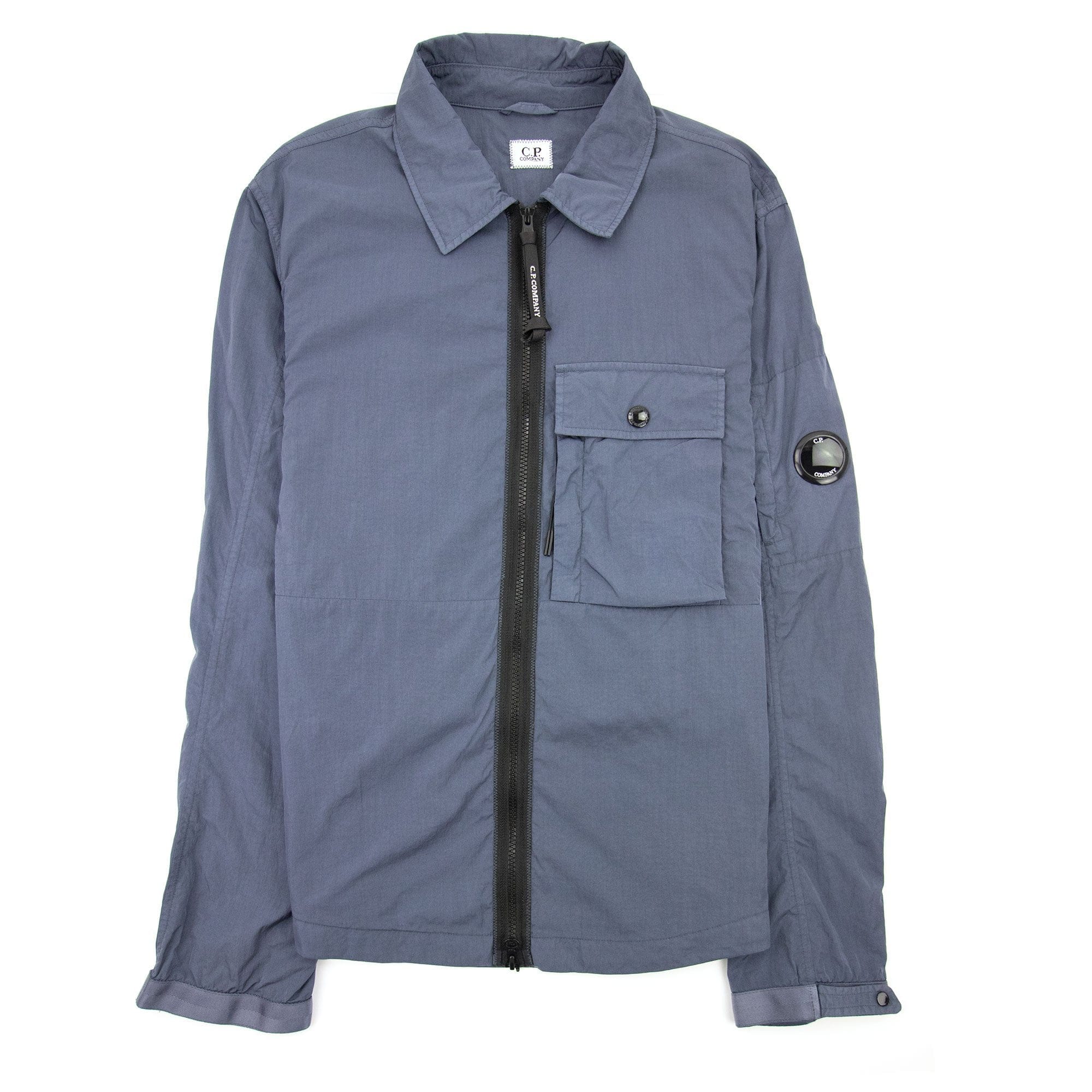 C.P. Company Arm Lens Nylon Overshirt Blue 884