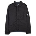 C.P. Company Nylon Zip Up Overshirt Black 999
