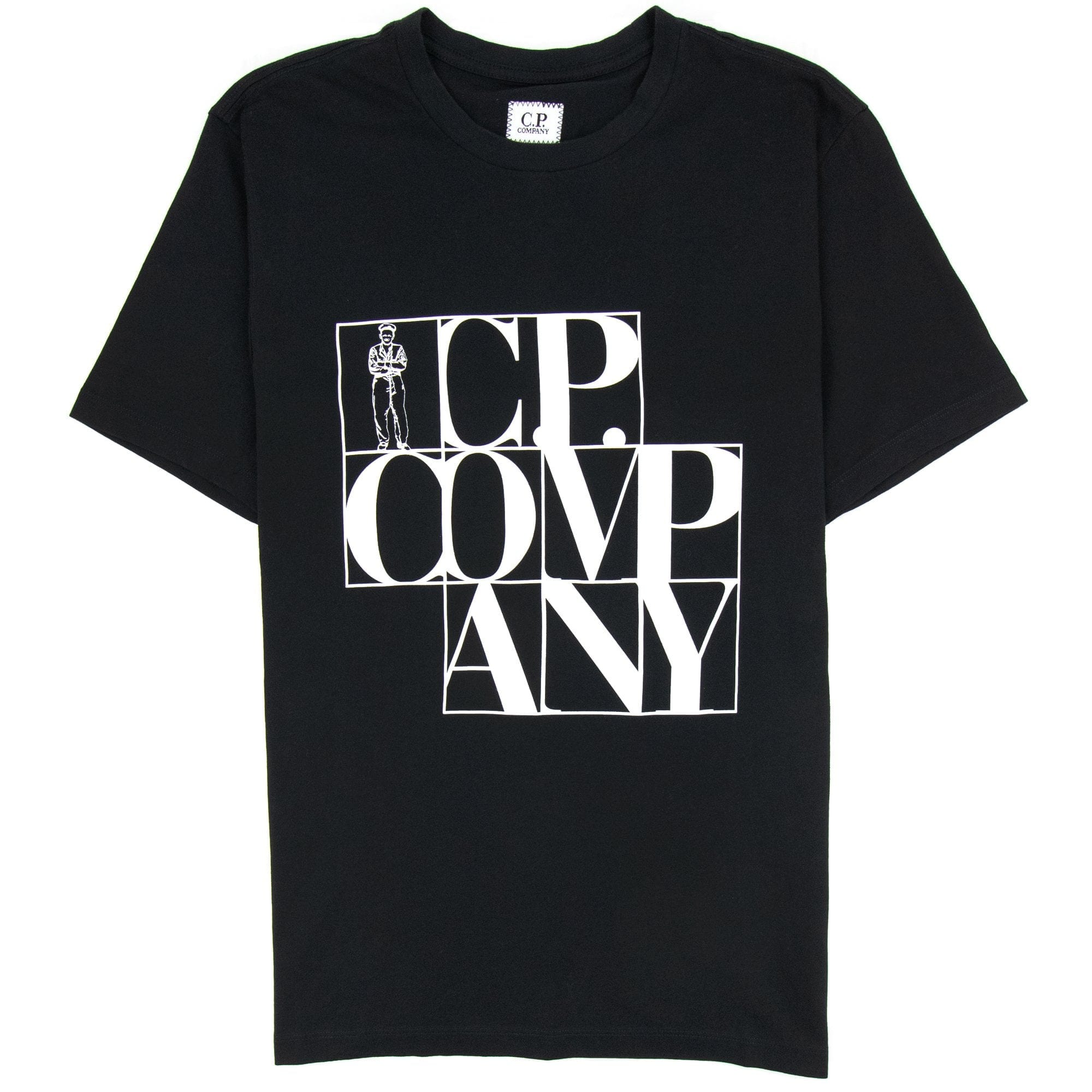 C.P. Company C.P Block Man T-Shirt Black 999