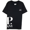 Cp Company Undersixteen Wrap Logo S/s T Shirt Black 999