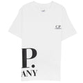 Cp Company Undersixteen Wrap Logo S/s T Shirt White 103