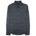 Emporio Armani All Over Logo Print Shirt Lettere Grige 620